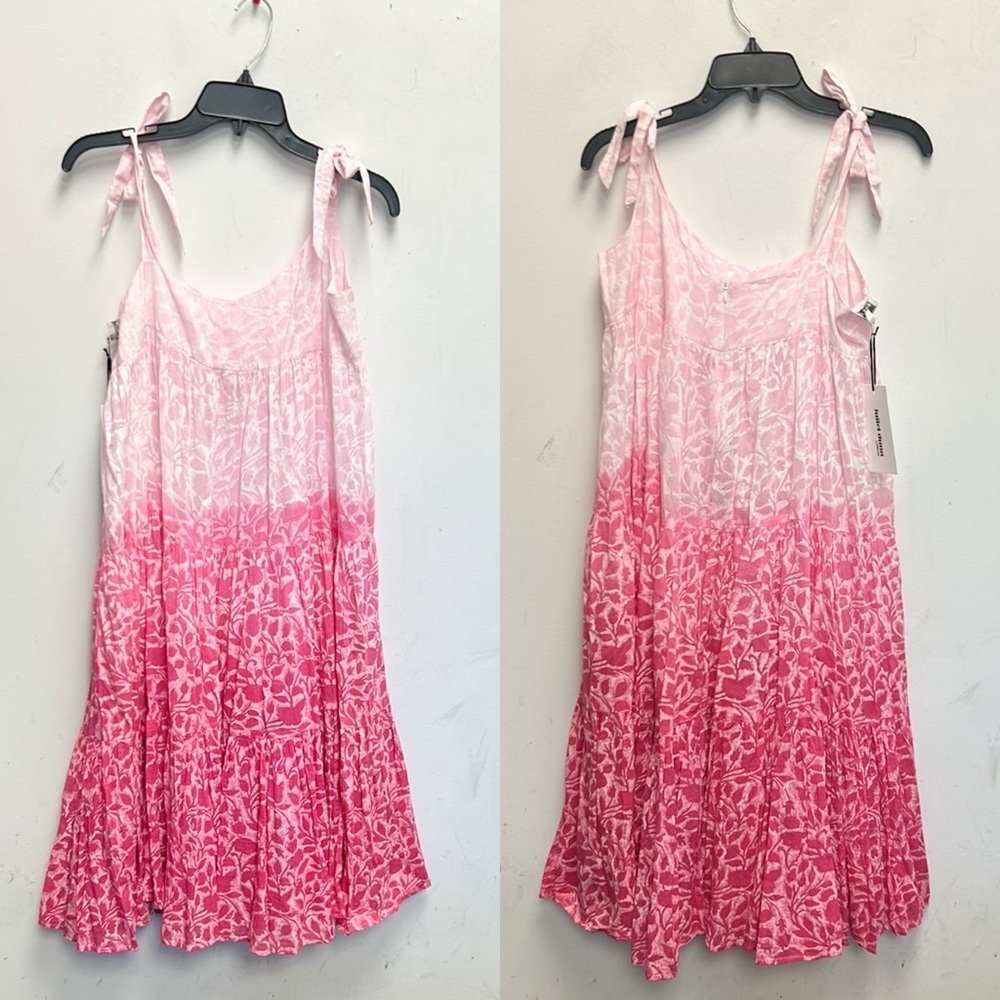 Juliet Dunn midi ombré fuchsia sun dress